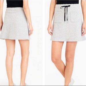 J Crew Mercantile Gray “Sweatshirt” Mini Skirt (S)